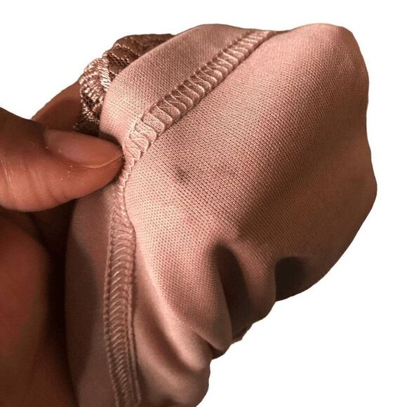 JS Collections Womens Embroidered Appliqué Halterneck Dress 16 Latte Fit N Flare - Picture 8 of 10